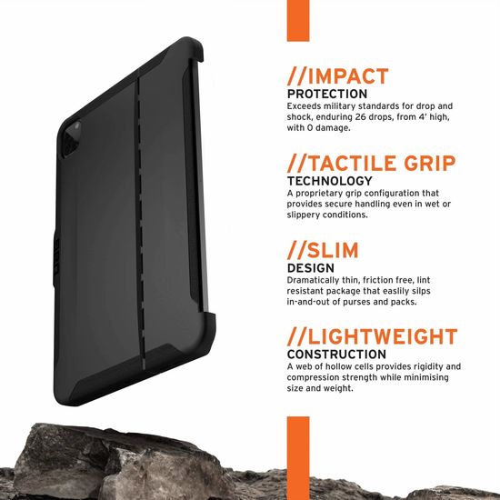 Urban Armor Gear UAG Scout Case, iPad Pro 11 (2021 - 2018) / Air 10,9, schwarz, 123218114040 -