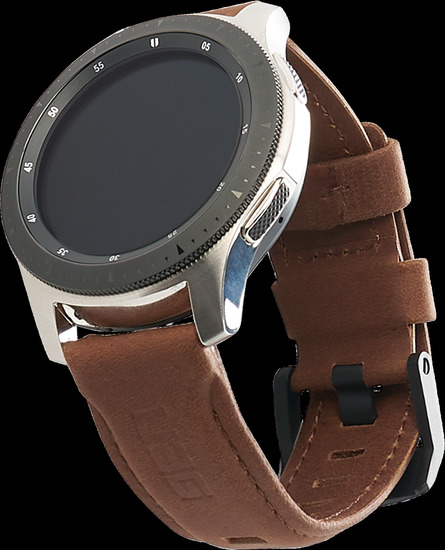 Urban Armor Gear UAG Leather Strap, Samsung Galaxy Watch 46mm, braun, 29180B114080 -