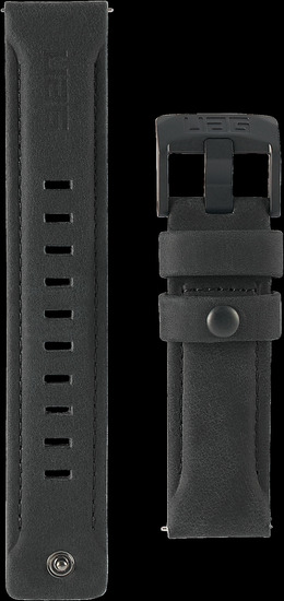 Urban Armor Gear UAG Leather Strap, Samsung Galaxy Watch 46mm, schwarz, 29180B114040 -