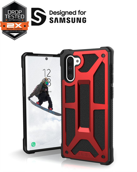Urban Armor Gear UAG Monarch Case, Samsung Galaxy Note 10, crimson (rot), 211741119494
