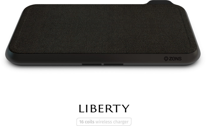 ZENS Liberty Series Fabric Edition 16-Spulen, 2x 15W, Qi, ZEDC08B/00 -