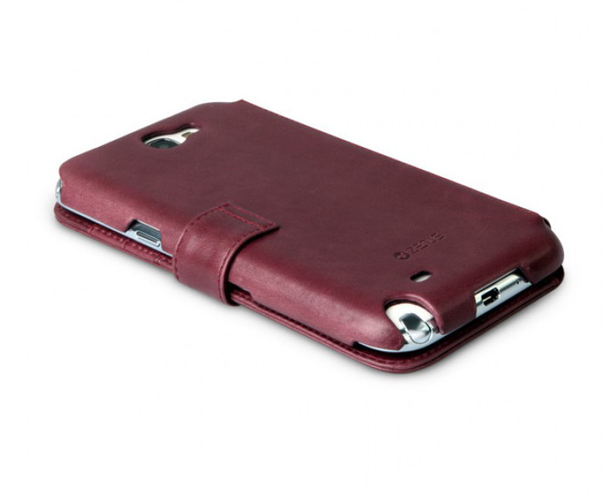 Zenus Prestige Heritage fr Samsung Galaxy Note 2, cherry brown -