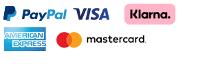 Zahlung per Kreditkarte, per Paypal, per Rechnung