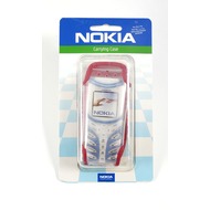 Nokia CNT-560 Tasche Clear Plastic red/ rot