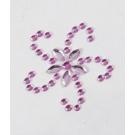 Handysticker Blume pink