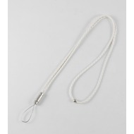 Mobile/ Schlüssel - Lederband Kordel white