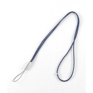 Mobile/ Schlüssel - Lederband Kordel blue marine
