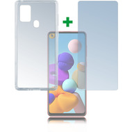 4smarts 360 Protection Set fr Samsung Galaxy A21s transparent