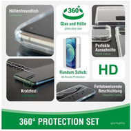 4smarts 360° Set X-Pro Full Cover Glas, Montager.+UltiMag Hülle iPhone 14 Plus