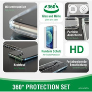4smarts 360 Starter Set X-Pro Clear Glas fr Samsung S21 FE