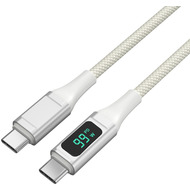 4smarts USB-C auf USB-C Kabel DigitCord 100W 1,5m wei