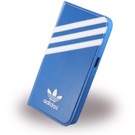 adidas Basics - Book Cover /  Hülle /  Handytasche - Samsung G920F Galaxy S6 - Blau/ Weiss