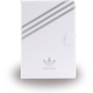 adidas Book Cover /  Hülle /  Tablettasche mit Ständer - 7-8 Zoll Tablets - Weiss/ Silber