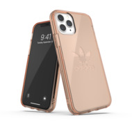adidas OR Protective Clear Case Big Logo FW19 for iPhone 11 Pro rose gold col.