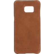 AGNA Cover for Galaxy S6 Edge plus cognac brown