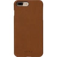 AGNA iPlate Real Leather for iPhone 7 Plus cognac