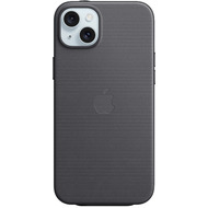 Apple Feingewebe Case iPhone 15 Plus mit MagSafe (schwarz)