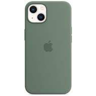 Apple Silikon Case iPhone 13 mit MagSafe eukalyptus