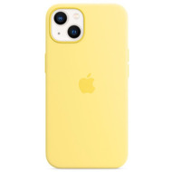 Apple Silikon Case iPhone 13 mit MagSafe zitronenschale