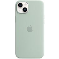 Apple Silikon Case iPhone 14 Plus mit MagSafe agavengrün