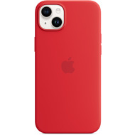 Apple Silikon Case iPhone 14 Plus mit MagSafe rot