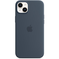 Apple Silikon Case iPhone 14 Plus mit MagSafe sturmblau
