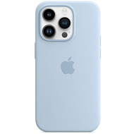 Apple Silikon Case iPhone 14 Pro mit MagSafe himmel