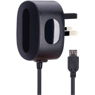 AVO+ Reise-Ladegerät mit Micro-USB-Kabel UK schwarz