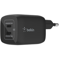 Belkin 65W Dual USB-C GaN Ladegerät mit PD und PPS, schwarz