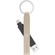 Belkin Fashion Charging-Lightning-/ USB-Schlüsselanhänger, Gold