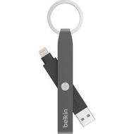 Belkin Fashion Charging-Lightning-/ USB-Schlüsselanhänger, Grau
