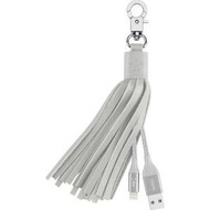 Belkin Fashion Charging Ledertroddel m.Lightning-/ USB, Grau