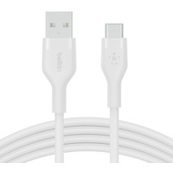 Belkin Flex USB-A/ USB-C Silikon-Kabel, 1m, wei