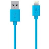 Belkin Lightning Lade/ Sync Kabel für Apple 1,2 m, blau