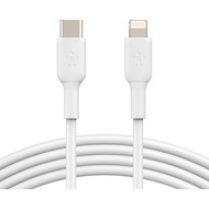 Belkin Lightning/ USB-C Kabel PVC, mfi zertifiziert, 1m, wei