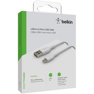 Belkin Micro-USB/ USB-A Kabel PVC, 1m, wei