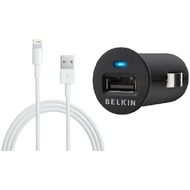 Belkin Mini Kfz-Ladegerät USB inkl. original Apple Lightning Kabel