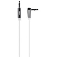 Belkin MIXITup Flat Audio Cable 3,5 mm (gewinkelt), weiß
