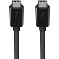 Belkin Thunderbolt 3-Kabel USB-C-/ USB-C 40 Gbit/ s 100W 0.8m bl