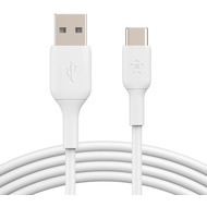 Belkin USB-C/ USB-A PVC Kabel, 1m, wei, Doppelpack