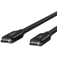 Belkin USB4 Kabel, USB-C/ USB-C, 40 Gbit/ s, 100W, 0.8m, schwarz