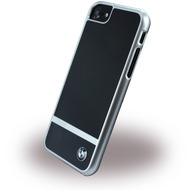 BMW Aluminium Stripe - Hardcover - Apple iPhone 7 - Schwarz