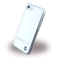 BMW Aluminium Stripe - Hardcover - Apple iPhone 7 - Weiss