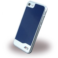 BMW Brushed Metal - Hardcover - Apple iPhone 7 - Blau