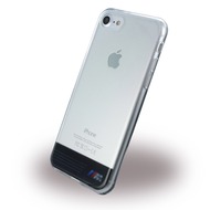 BMW Silber Streifen - SilikonCover - Apple iPhone 7 - Transparent Schwarz