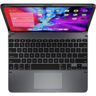 BRYDGE Pro+ Bluetooth Tastatur mit Trackpad, iPad Pro 12,9 (2018 & 2020), grau, BRYTP6022G