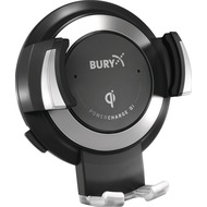 Bury PowerCharge Qi 5 Watt - universeller Smartphonehalter mit USB/ Qi-Ladung