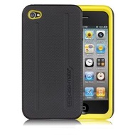 case-mate Hybrid Tough fr iPhone 4, schwarz-gelb