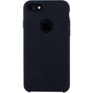 Cyoo Premium Liquid Silicon Hard Cover für iPhone 7 /  8, Schwarz