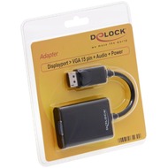 DeLock Adapter Displayport Stecker > VGA 15 Pin